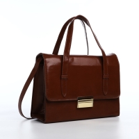 Сумка-мессенджер на клапане, цвет коричневый Сумка-мессенджер на клапане, цвет коричневый