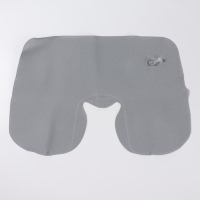 Подушка для шеи дорожная, надувная, 38 &times; 24 см, цвет серый
