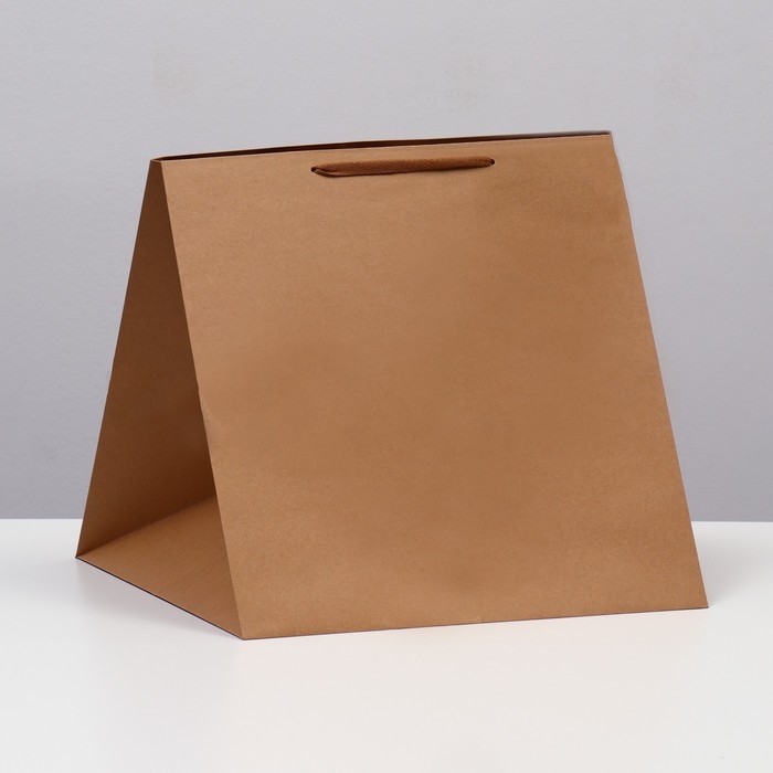 Пакет под торт 40х40х40cm Крафт, 1шт Пакет под торт 40х40х40cm Крафт, 1шт