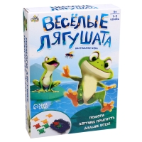 Настольная игра &laquo;Весёлые лягушата&raquo;, 1-3 игрока, 3+