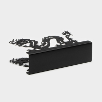 Салфетница Magistro &laquo;Дракон&raquo;, 14&times;4&times;9 см, цвет чёрный