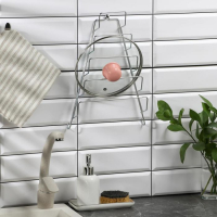 Подвеска для крышек треугольная 5 ярусов, верх 8 см, низ 23 см, высота 35 см, цвет хром Подвеска для крышек треугольная 5 ярусов, верх 8 см, низ 23 см, высота 35 см, цвет хром