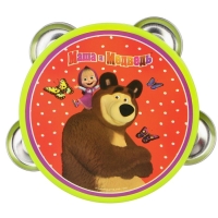 Музыкальная игрушка &laquo;Бубен: Маша и Медведь&raquo;