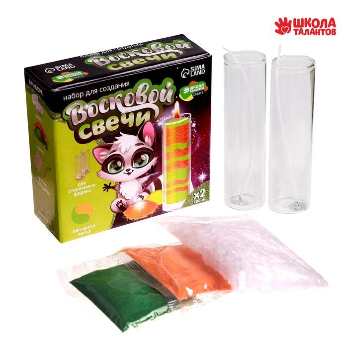 Свеча своими руками. Создание восковой свечи &laquo;Мятный фреш&raquo;, набор для творчества