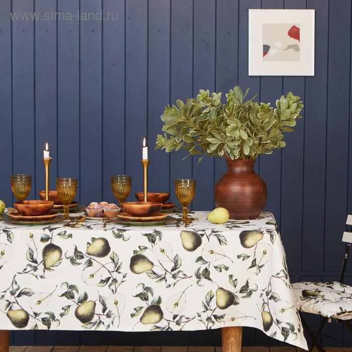 Скатерть Скатерть "Этель" Груши 149х180см, 100% хлопок, саржа 190 г/м2