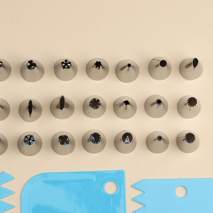 Набор кондитерский, 63 предмета, цвет МИКС Набор кондитерский, 63 предмета, цвет МИКС