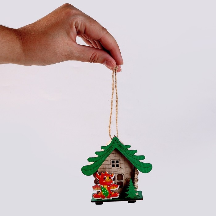 Световой декор на подставке &laquo;Дом дракона&raquo; МИКС, 5,9 &times; 8,9 &times; 8,5 см