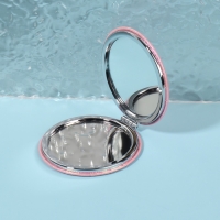 Зеркало складное «Крокодил», d = 7,5 см, цвет розовый Зеркало складное «Крокодил», d = 7,5 см, цвет розовый