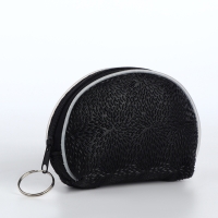 Кошелёк женский на молнии, цвет чёрный Кошелёк женский на молнии, цвет чёрный