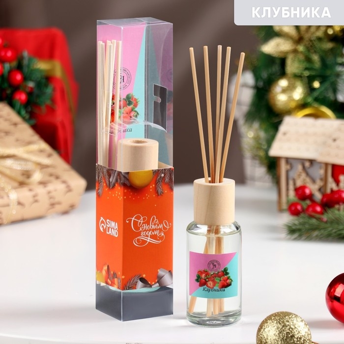 Диффузор ароматический Диффузор ароматический "Модерн", 50 мл, клубника, "Богатство Аромата"