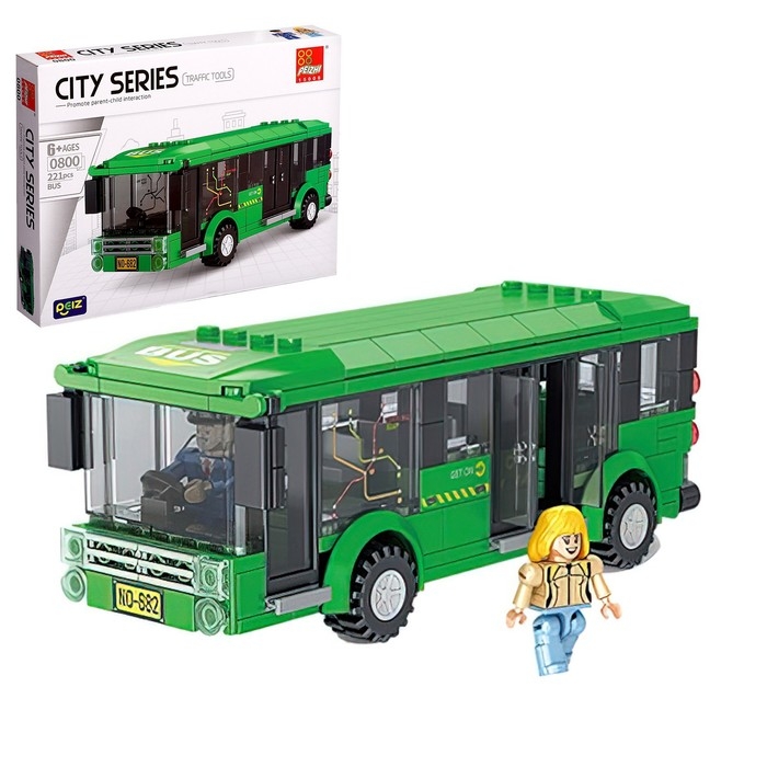 Конструктор Город &laquo;Машинки&raquo;, 221 деталь