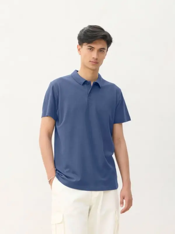 Рубашка поло унисекс Pulse, ярко-бирюзовая, размер S