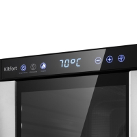 Сушилка для овощей и фруктов Kitfort КТ-1916, 550 Вт, 6 ярусов, серебристая Сушилка для овощей и фруктов Kitfort КТ-1916, 550 Вт, 6 ярусов, серебристая