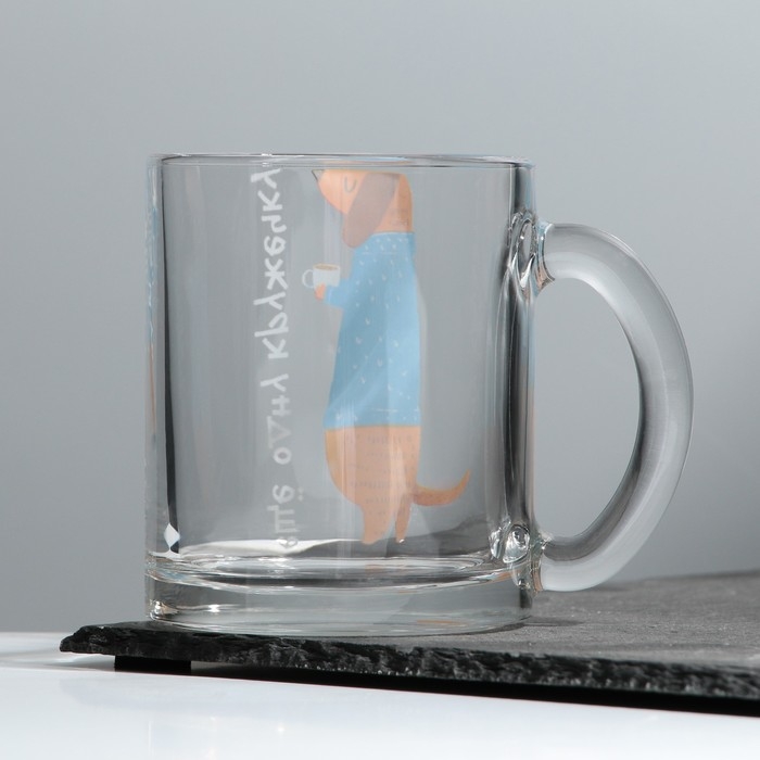 Кружка стеклянная &laquo;Еще одну кружечку&raquo;, 300 мл