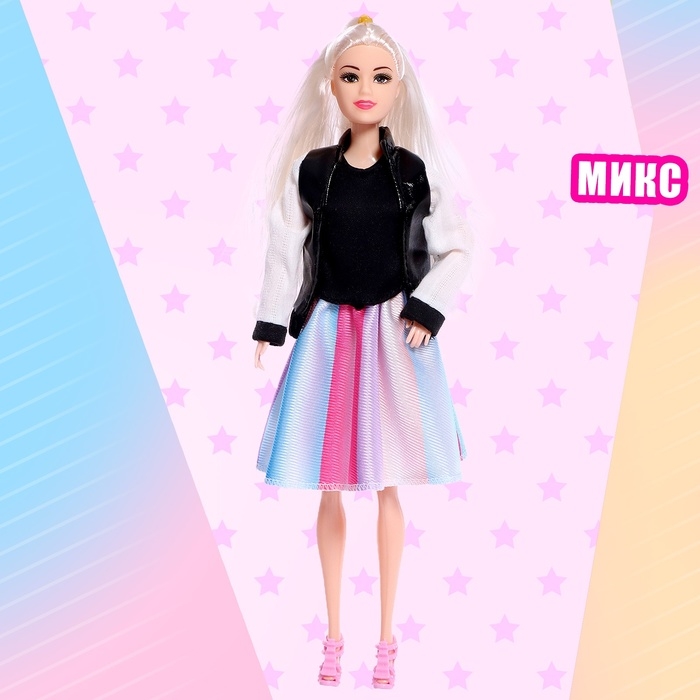 Кукла-модель шарнирная «Модный показ», МИКС Кукла-модель шарнирная «Модный показ», МИКС