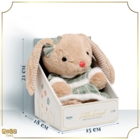 Мягкая игрушка Little Friend, заяйка в зеленом платье, 23 см Мягкая игрушка Little Friend, заяйка в зеленом платье, 23 см
