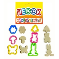 Кинетический песок, формочки 6 шт., «Цветок, грибок, бабочка, миша, зайчик, ёлочка» Кинетический песок, формочки 6 шт., «Цветок, грибок, бабочка, миша, зайчик, ёлочка»