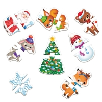 Активити набор &laquo;Волшебство под Новый Год&raquo;, 3 книги, 8 макси пазлов