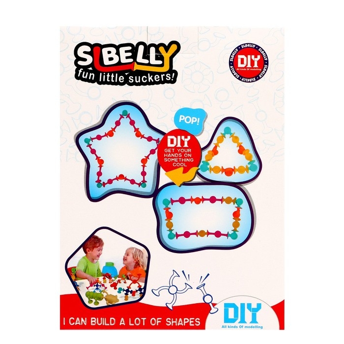 Конструктор &laquo;Забавные присоски&raquo;, 56 деталей