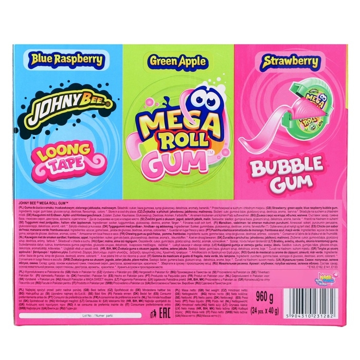 Жевательная  резинка "Mega Roll", 40 г