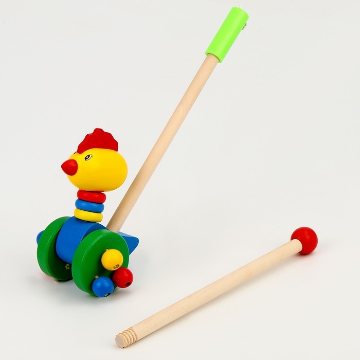 Детская каталка на палочке «Зверятки» МИКС Детская каталка на палочке «Зверятки» МИКС