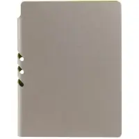 Ежедневник Flexpen, недатированный, серебристо-зеленый