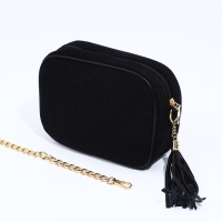 Сумка кросс-боди на молнии, цвет чёрный Сумка кросс-боди на молнии, цвет чёрный