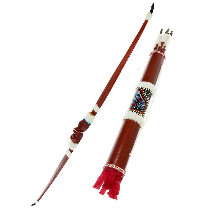 Сувенирный набор Сувенирный набор "Лук и 10 стрел" 130х6х6 см