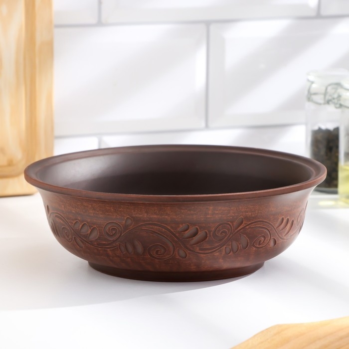 Тарелка глубокая 0,7 л, 6х18х18 см, «Вьюнок» Тарелка глубокая 0,7 л, 6х18х18 см, «Вьюнок»