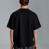 Футболка оверсайз Kangas, черная, M/L