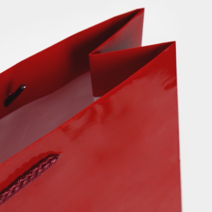 Пакет подарочный новогодний ламинированный &laquo;С НГ&raquo;, L 28 х 38 х 9 см, Новый год