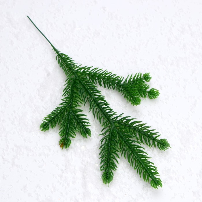Декор &laquo;Веточка ели&raquo;, набор 4 шт., размер 1 шт. &mdash; 27 &times; 11 &times; 2 см