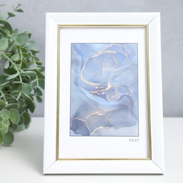 Фоторамка пластик Фоторамка пластик "Офис 8" 10х15 см, белый