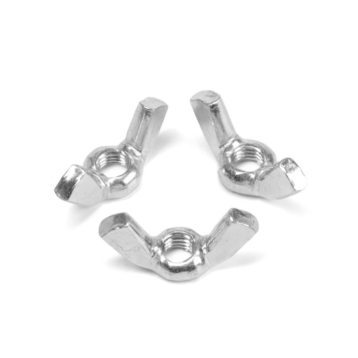 Гайка-барашек ЛОМ, с округлыми лепестками, DIN 315, оцинкованная, М5, 5 кг Гайка-барашек ЛОМ, с округлыми лепестками, DIN 315, оцинкованная, М5, 5 кг