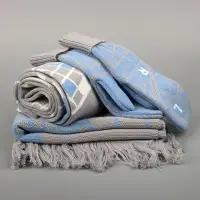 Шарф на заказ Tricksy Classic Net, L, полушерсть