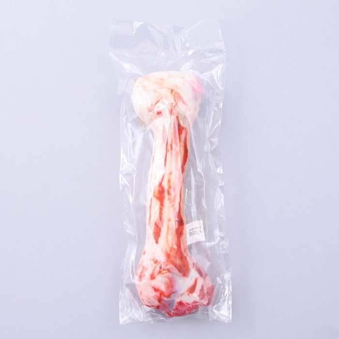 Игрушка для собак с пищалкой &laquo;&lrm;Косточка&raquo;&lrm; из текстиля, 19,6 х 6,6 см