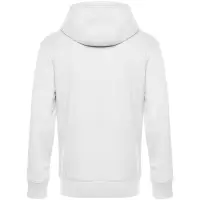 Толстовка с капюшоном унисекс King, белая, размер XS