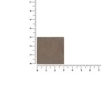 Лейбл кожаный Sinatu, S, серый Лейбл кожаный Sinatu, S, серый