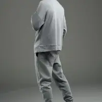 Свитшот унисекс S2, серый, размер M/L