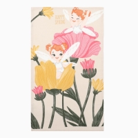 Набор полотенец кухонный Доляна "Лови приятные моменты" 35х60см-4шт, 100% хлопок