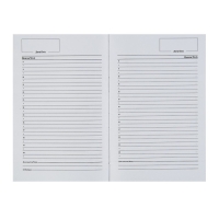 Ежедневник недатированный А5, 160 листов, обложка бумвинил, черный