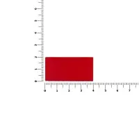 Лейбл из ПВХ Dzeta, S, красный Лейбл из ПВХ Dzeta, S, красный