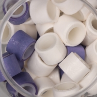 Клейкая лента пластик в банке "Белый и фиолетовый" н-р 40 шт 1,2 см, дл. 0,9 м 7х7х9 см Клейкая лента пластик в банке "Белый и фиолетовый" н-р 40 шт 1,2 см, дл. 0,9 м 7х7х9 см