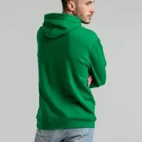 Толстовка с капюшоном Snake II ярко-зеленая, размер 3XL