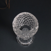 Подсвечник стекло на 1 свечу d=3 см "Ромбы" прозрачный 8х8х11 см Подсвечник стекло на 1 свечу d=3 см "Ромбы" прозрачный 8х8х11 см