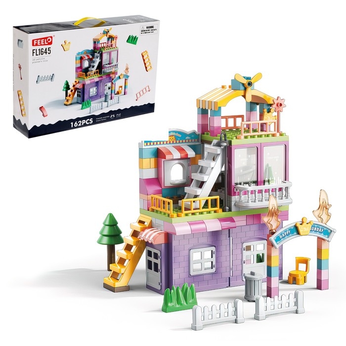 Конструктор Город &laquo;Вилла&raquo;, 162 детали