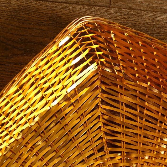 Корзинка для фруктов "Аниса" алюминий, 52х52х8 см