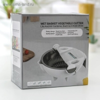 Многофункциональная овощерезка «Маджестик», со сливной корзиной, 22,3×13,5×22,5 см, цвет бело-серый Многофункциональная овощерезка «Маджестик», со сливной корзиной, 22,3×13,5×22,5 см, цвет бело-серый