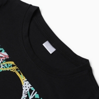 Футболка детская "Cool boy" Микки Маус, рост 110-116, черный Футболка детская "Cool boy" Микки Маус, рост 110-116, черный