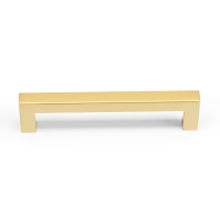 Ручка-скоба SQUARE CAPPIO RSC008, нержавеющая сталь, м/о 128 мм, цвет матовое золото Ручка-скоба SQUARE CAPPIO RSC008, нержавеющая сталь, м/о 128 мм, цвет матовое золото